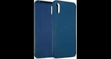 Beline Siliconen Hoesje Xiaomi Redmi 10A blauw/blauw