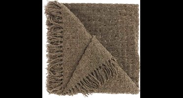 Unique Living - Plaid Verlin Taupe -130x180cm