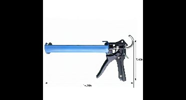 Luvetrex ® Kitpistool 310ml 12:1 Power Transmission Ratio Aluminium Handvat met Kunststof Steun Handvat