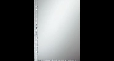 Leitz geperforeerde showtas 80 micron, glashelder, pak van 100 stuks 5 stuks