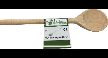 Houten lepel 40 cm rond