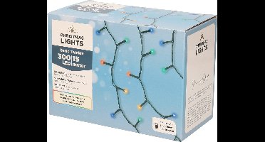 Lumineo Kerstverlichting - twinkelend - gekleurd - met afstandsbediening - 300 leds