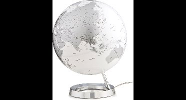 globe Bright Chrome 30cm diameter kunststof voet engelstalig NR-0331F7NS-GB