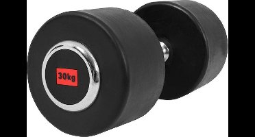 Gorilla Sports Dumbell - Vaste Halter - Gietijzer met Rubber coating - 30 kg