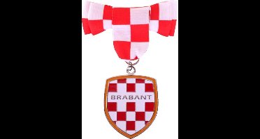 Brabant , Strikje met hanger/speld Brabant