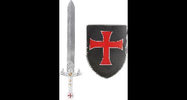 Vegaoo - Kruisridder schild en zwaard voor kinderen