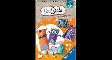 Ravensburger EcoCreate Midi Monster Games - Hobbypakket - Knutselen met oude verpakkingen
