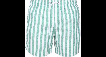 Suitable Zwembroek Big Stripe Groen - Maat M - Heren zwemshort - Sneldrogend