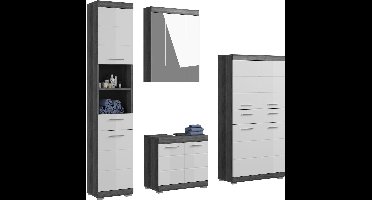 xonox.home Badkamermeubel Scout rookzilver imitatie 186x191x34 cm