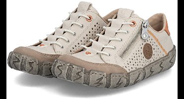 Rieker Dames Slippers Slip-On Casual Comfortabel Memory-Foam L0355-61 Beige