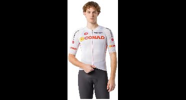 Castelli #giro109 Race 8s Korte Mouw Wielertrui Wit XL Man