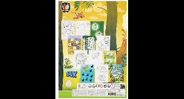 Grafix Kleur & Activiteitenboek A4 Dino