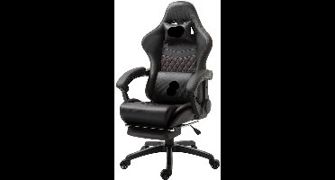 Bureaustoel – Werkstoel – Gamestoel – Bürostuhl – Computerstoel – Vintage Design – Uitklapbare Voetensteun