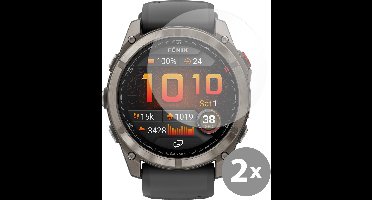 Just in Case screenprotector geschikt voor Garmin Fenix 8 / 8 Pro (51mm) - 2 stuks