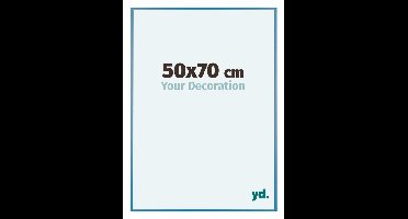 Your Decoration - Puzzellijst 67x98 cm - Staal Blauw - Puzzellijst 1500-2000 stukjes - Aluminium Fotolijst - Kent