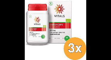 3x Vitals Cordyceps bio (60 capsules)