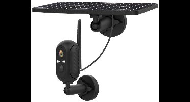 Roxi mini ip camera met zonnepaneeltje 4G, 180 graden, audio