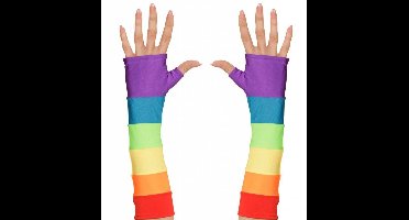 Regenboog handschoenen