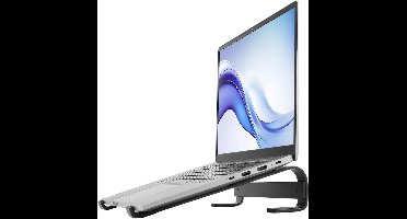 Ergonomische aluminium laptopstandaard, geschikt voor 10-18 inch laptops, voorkomt oververhitting en verbetert werkcomfort