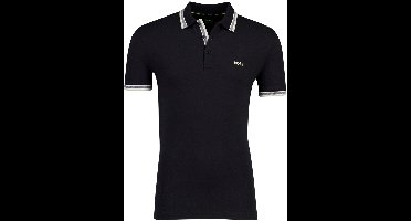 Hugo Boss polo lange mouw zwart