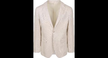 Suitable Blazer Linnen Panama Ecru - Maat 48 - Heren blazer