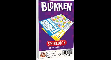 White Goblin Games - Blokken bloks - Dobbelspel - 1 tot 15 spelers - Extra aanvulblok - Alleen of met een grote groep - Familiespel