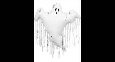 PartyDeco - Folieballon spook met tassels - 93 x 86 cm - Halloween - Halloween Decoratie - Halloween Versiering - Halloween Ballonnen