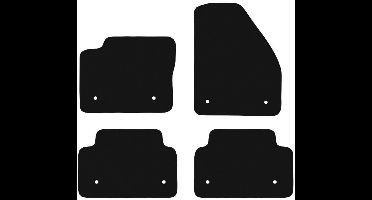 BASIC zwarte veloursmatten voor: Jaguar E-Peace SUV (2017-)