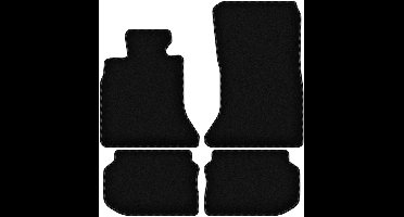 BASIC zwarte veloursmatten voor: BMW 5 F11 stationwagen (2010-2013)