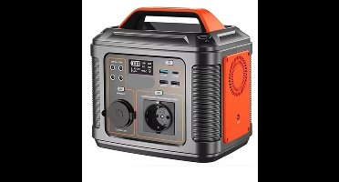 Powerstation - Generatoren - Aggregaat - Stroomgenerator - Generator - 300W - 296Wh - 230V AC & DC Poorten - Draagbare Power Station - Snelle Oplaadfunctie - LED Zaklamp – Geschikt voor Reizen & Kampere