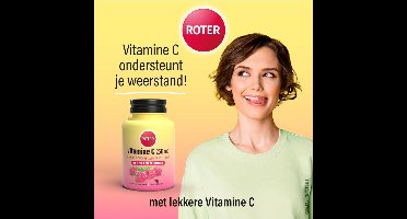 Roter Vitamine C 250 mg Weerstand Framboos - 4 x 75 kauwtabletten - Voordeelverpakking