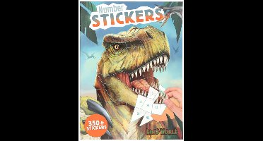 Depesche - Dino World Nummer Stickers stickerboek