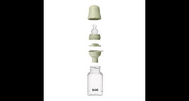 Bibs Fles - Slow Flow - 150 ml - Silicone - Sage