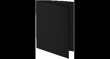 Exacompta ROCK''S 210 Pak van 100 dossiermappen 210g/m2 24x32cm voor A4. - Zwart - 210018E