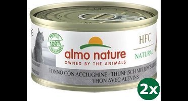 Almo nature cat tonijn/sardines kattenvoer 48x 24x70 gr