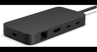 Microsoft Surface USB4 Dock - Dockingstation - 2x 4K of 1x 8K - 40Gbps - 65W Snelladen - Zwart