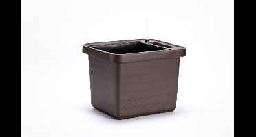 Plastia Berberis Uno Zelfbewaterende Bloembak – Chocolate – 18 L Substraat – 9 L Waterreservoir