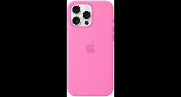 Apple Silicone Backcover MagSafe voor de Apple iPhone 16 Pro Max - Peony Pink