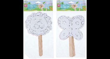 Creative Kids Decoration animal 2as 4pc - 4 Stuks