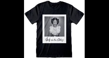 Star Wars Princess Leia - Girls Run the Galaxy Heren T-shirt - zwart - M