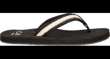 Reef Baja Maria Slippers - Dames synthetische slippers - Black/Vintage