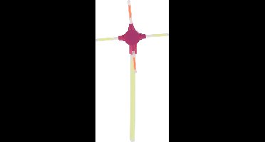 Free And Easy Toverstaf Junior Glow-in-the-dark 14 X 27 Cm 12-delig