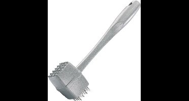 Westmark Vlees- en steakhamer, lengte: 23,8 cm, roestvrij staal/aluminium met speciale voedselveilige coating, Steakmaster, zilver, 62202260