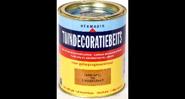 Hermadix Tuindecoratiebeits Transparant 762 Oker Geel - 0.75 l