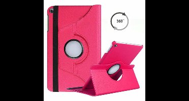 Ntech Hoes Geschikt voor Samsung Galaxy Tab A 10.1 (2019) draaibare Hoes - Roze/Pink