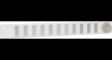 SCHUIFROOST.DRAAIKN.WIT 370X40 NEDCO