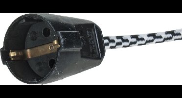 Martin Kaiser - Contra stekker met randaarde - Zwart