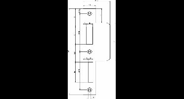 Nemef Sluitplaat Vp699/17T voor Dag- en nachtslot RVS D2