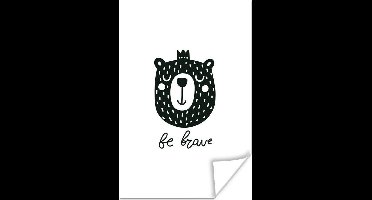 Poster Beer - Quotes - Kinderen - Jongens - Meisjes - Baby - Kids - 20x30 cm - Poster Babykamer