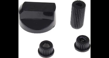 UNIVERSEEL - KIT UNIVERSEEL KNOP ZWART -